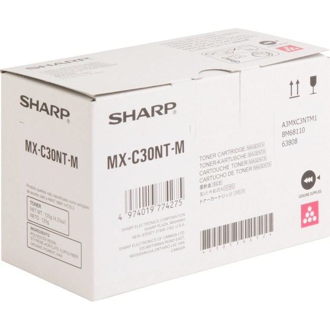 Sharp Electronics Crtdg Lsr MXC300 Mag 6K SHRMXC30NTM