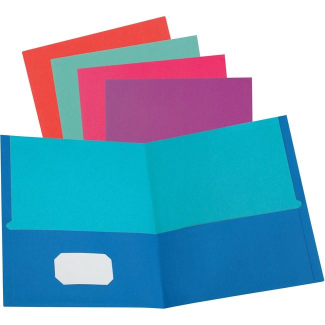 TOPS Products / ACCO legacy Oxford Folder Pkt Twst Twn Letter Assorted OXF52074