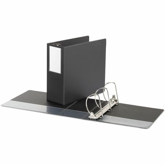 Universal Office Products Binder 5" DRNG W/LBH Black UNV20714