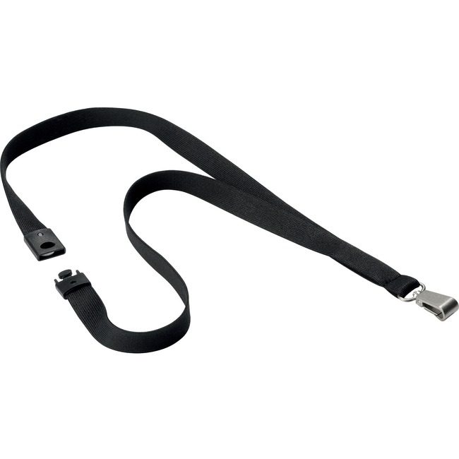 DURABLE Lanyard Textile 0.5IN Black DBL812701