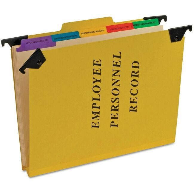 Pendaflex Folders Personnel Letter Yel PFXSER2YEL