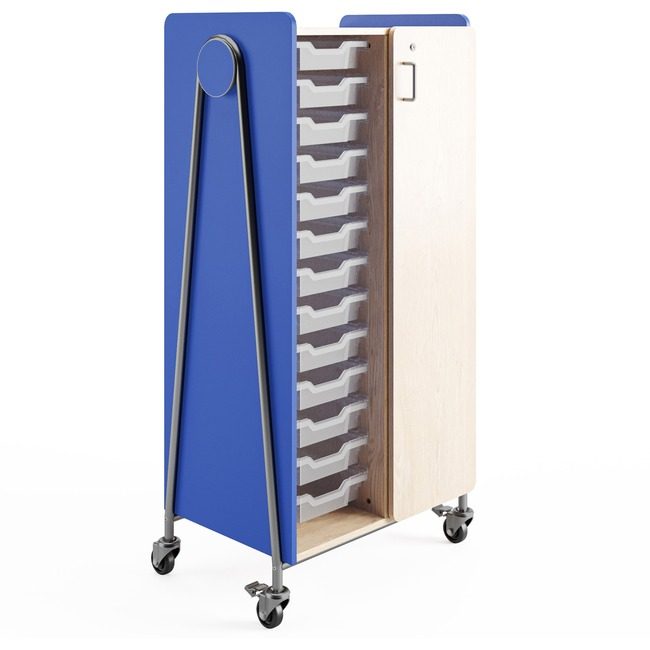 Safco Products Storage Mobile 60IN Blue SAF3928SBU