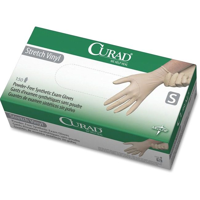 Medline Industries Glove Exam Stretch Vinyl Small MII6CUR9224