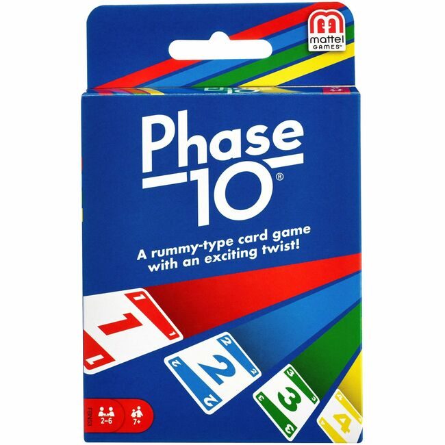 Mattel UNO / Skip-Bo Game Card PHASE 10 MTTW4729