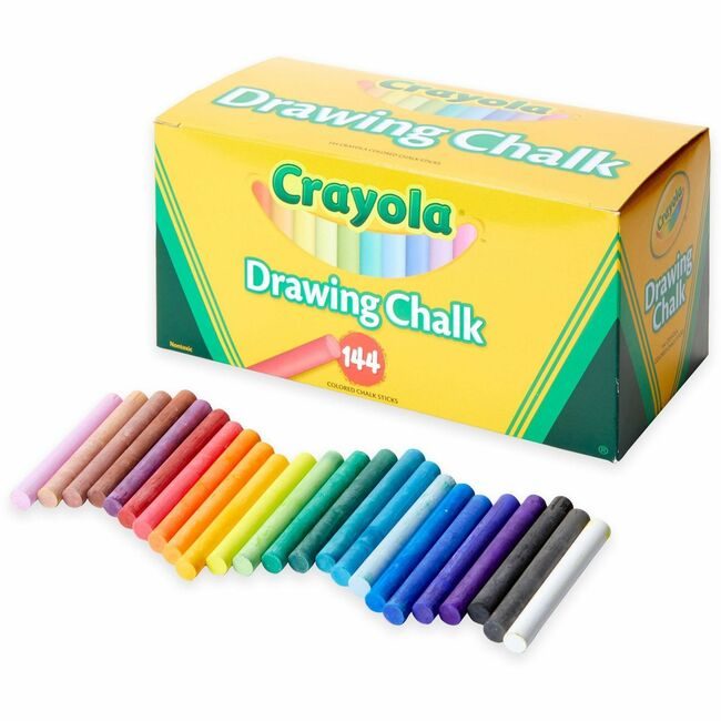 Crayola LLC Chalk Drawing 144/ST Assorted CYO510400