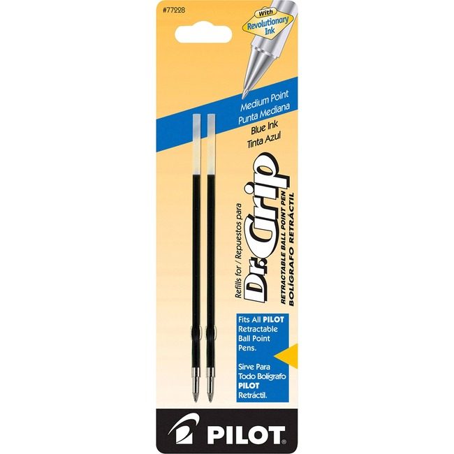Pilot Corporation of America Refill Gel Rt Medium Be 2 Pack PIL77228