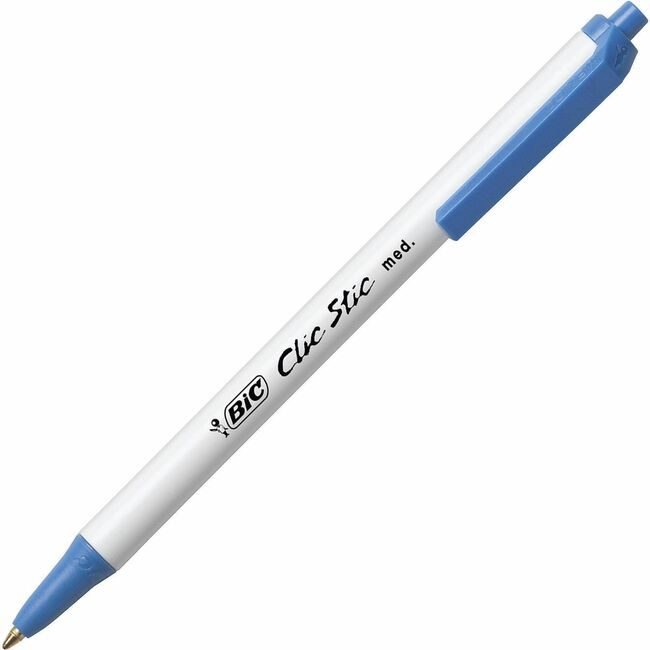 BIC Corporation Pen Clicstic Bp Rt Medium Be BICCSM11-BE