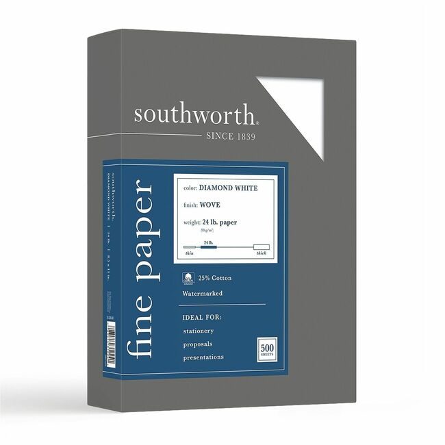 Southworth Paper 25% COTTON 24# We SOU31-224-10
