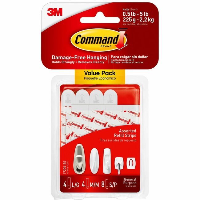3M Company Refill Strips Command 16PC MMM1720016ESF