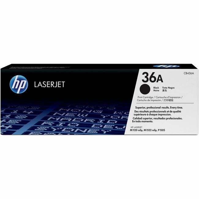 HP Inc. / Hewlett-Packard Crtdg Toner P1505 Black HEWCB436A