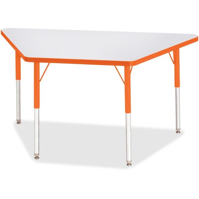 Jonti-Craft, Inc. Table Trapezoid 24X48 Gy/Oe JNT6438JCA114