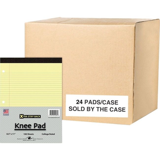Roaring Spring Paper Products Stiff-Back Pad Canary Clge ROA95284CS