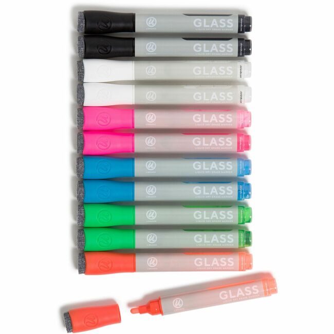 U Brands Marker Gls Liqd Assorted 12/PK UBR2913U00-12