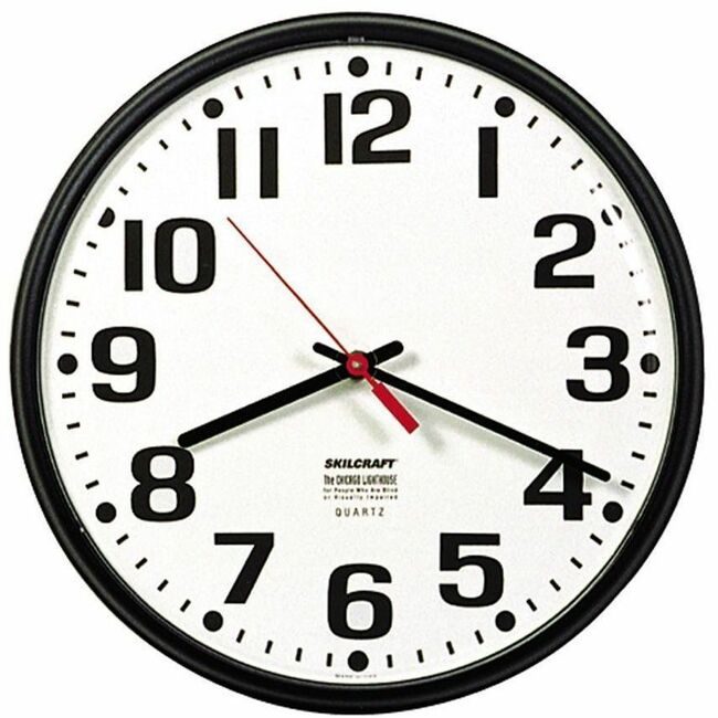 Varies / verify SKU SKU-LEVEL VERIFICATION REQUIRED Clock Wall Slimln 12.75" Black NSN3897944