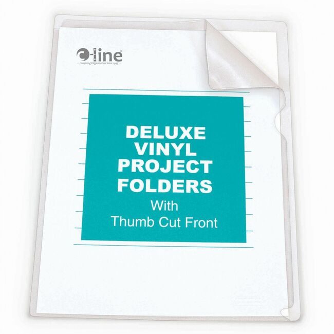 C-Line Products Folder File Ply Letter Nglr Clear CLI62138