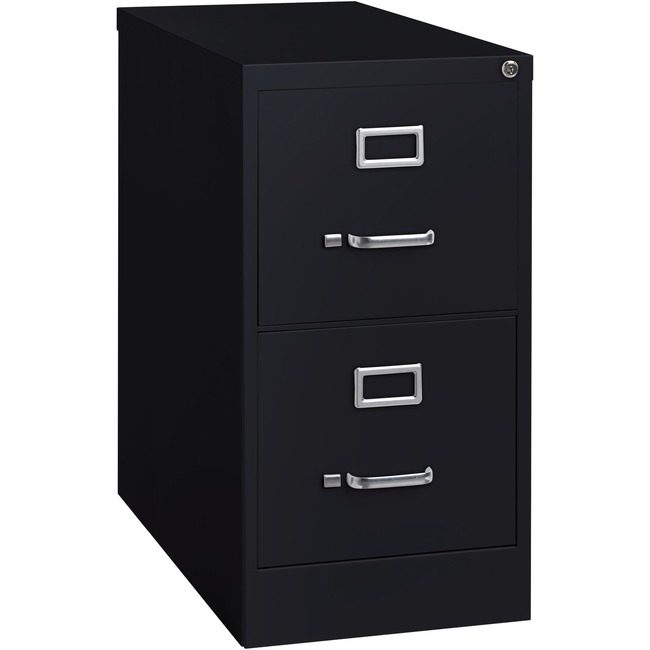 Lorell File Vrt 2DR 25" Letter Black LLR60653