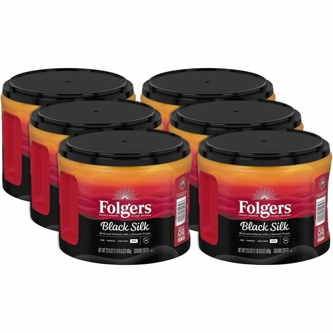 The J.M. Smucker Company Folgers Coffee Blacksilk Can 22.6OZ FOL30439CT