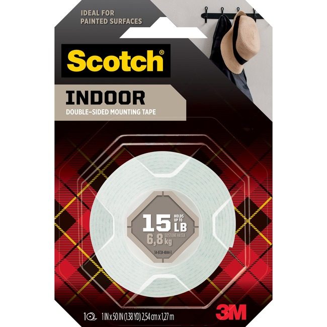 3M Company Tape Foam Roll 1"X50" MMM114