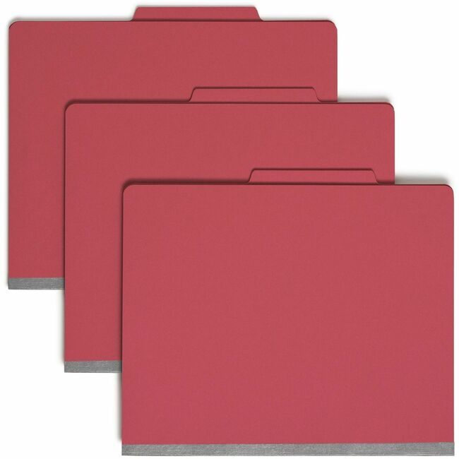 Smead Manufacturing Co. Folder Clssfctn Letter 2DIV Red SMD14003