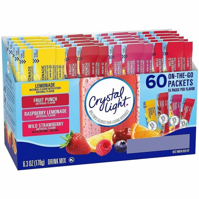 Varies / verify SKU SKU-LEVEL VERIFICATION REQUIRED Drink Crystl Lt 60 Count GRR22002054