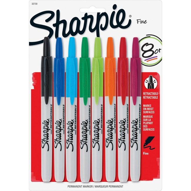 Sharpie / Expo / Prismacolor / Sanford Newell Brands / Sanford Sharpie / Expo / Prismacolor / Marker Rt Fine 8 Pack SAN32730PP