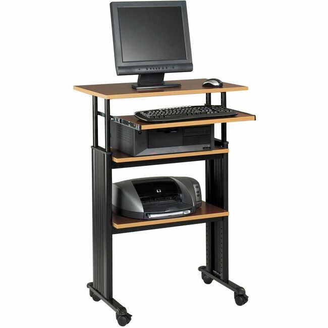 Safco Products Workstation Standup Bk/Cy SAF1929CY