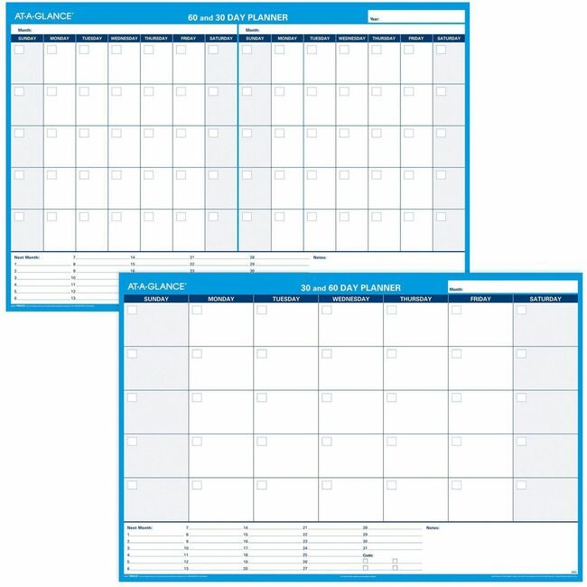ACCO Brands AT-A-GLANCE Planner Wall 30/60 48X32 AAGPM333-28