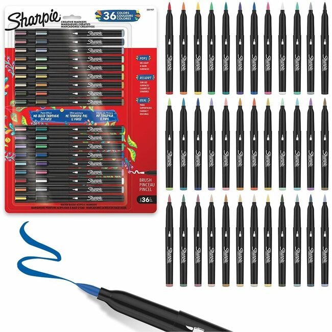 Sharpie / Expo / Prismacolor / Sanford Newell Brands / Sanford Sharpie / Expo / Prismacolor / Marker Shrp Brshcreate 36 Count SAN2221927