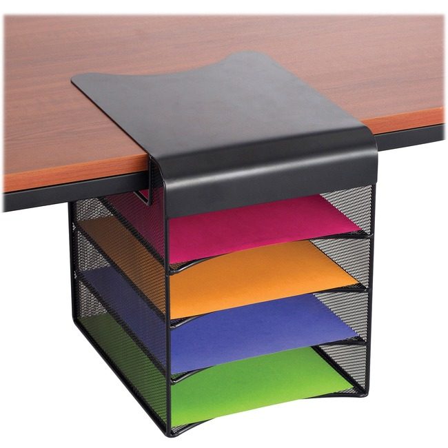 Safco Products Onyx Solid Top Horizontal Hang SAF3242BL