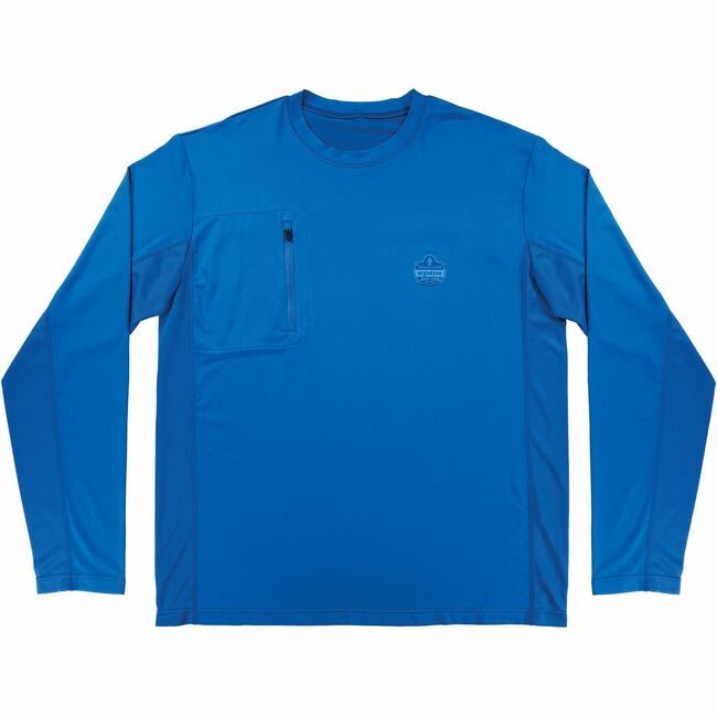Ergodyne Shirt Sun Cooling Blue M EGO12153