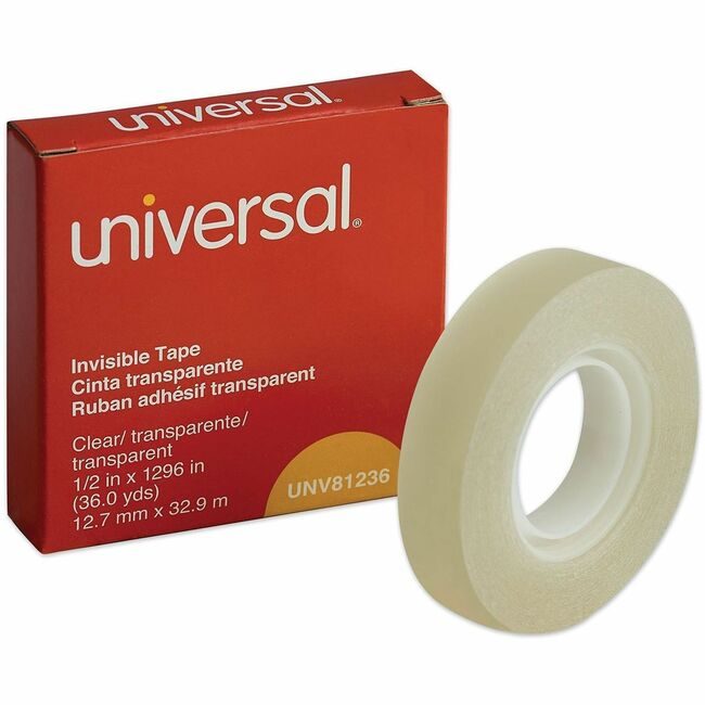 Universal Office Products Tape Write-On 1/2X36YD UNV81236