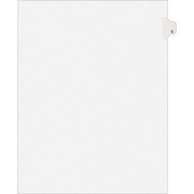 Avery Products Corporation Dividers Index Sidetab C AVE01403