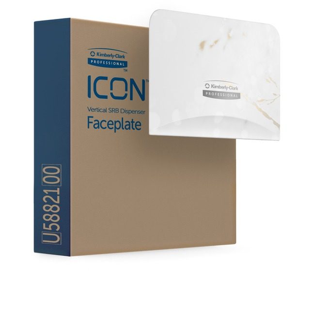 Kimberly-Clark Professional Kleenex / Scott / WypAll / Kimtech Faceplate Dispenser Bt 2 VERT Cy KCC58821