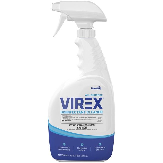 Diversey Cleaner Virex Disinf Clear DVOCBD540533