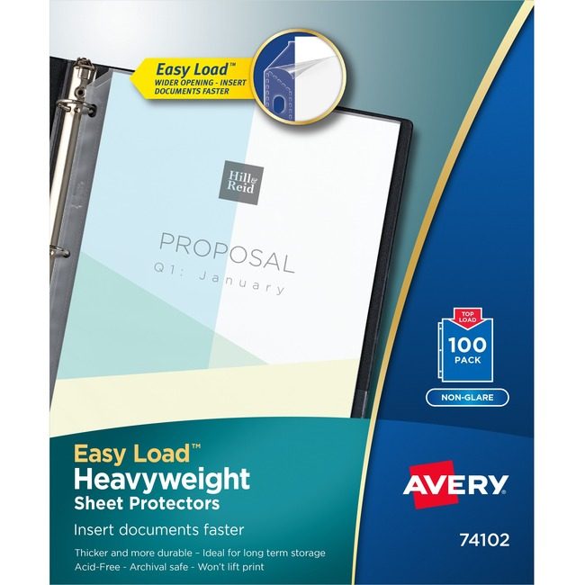 Avery Products Corporation Protector Sheet Nongl Hvywt AVE74102