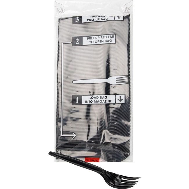 Mind Reader Products Cutlery Fork Refills Black EMSPFORK100