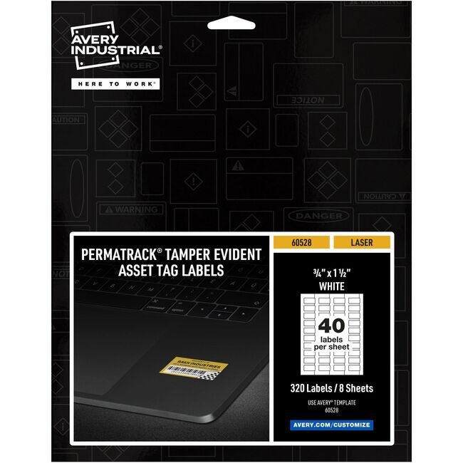 Avery Products Corporation Label Assettag We 40 AVE60528