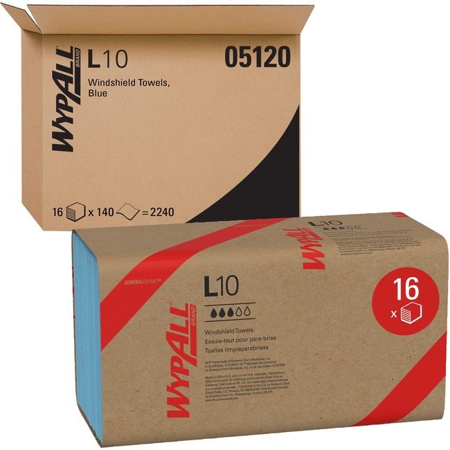 Kimberly-Clark Professional Kleenex / Scott / WypAll / Kimtech Wiper L10 Auto Blue KCC05120