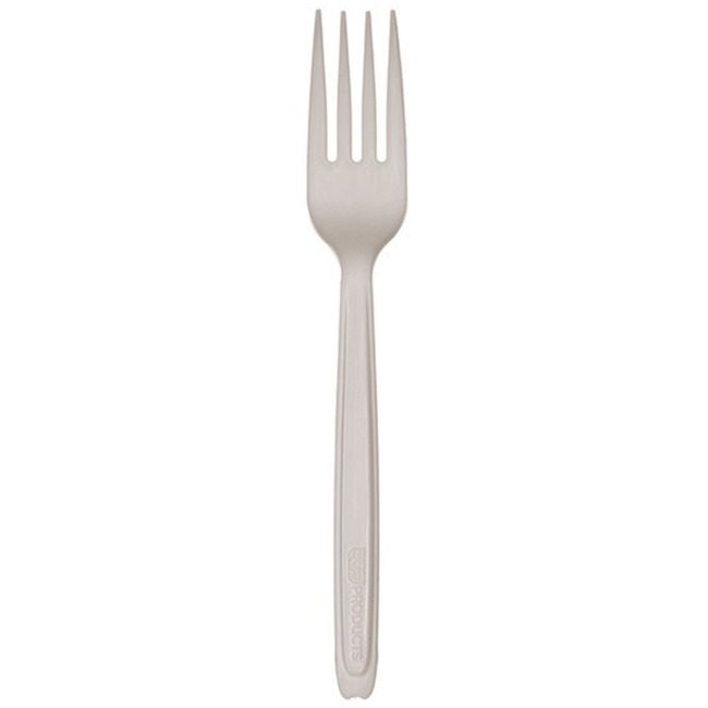 Eco-Products Fork Cutlerease Dis Com White ECOEPCE6FKWHT