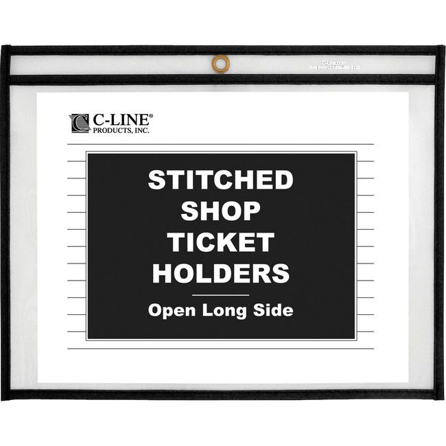 C-Line Products Holder OPN SDE 9X12 Clear CLI49912
