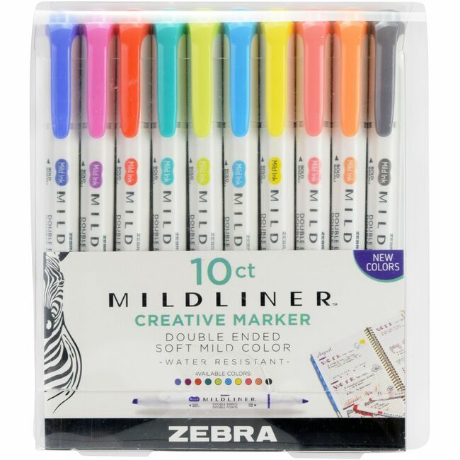 Zebra Pen Corporation Highlighter Mildliner Assorted ZEB78501