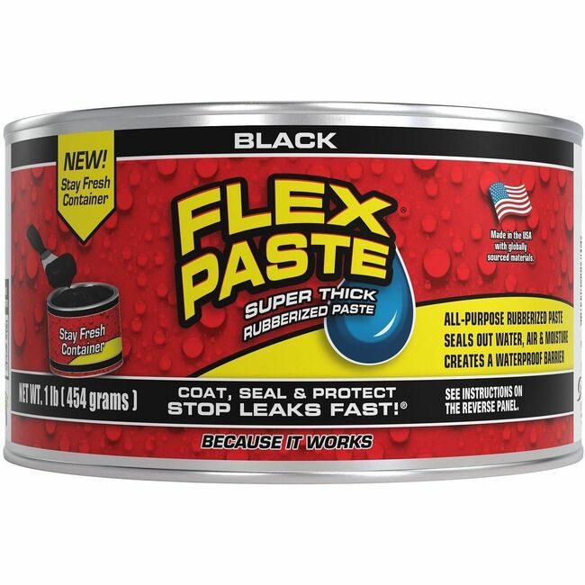 Swift Response, LLC Flex Seal Paste 1LB Black FLXPFSBLKR16