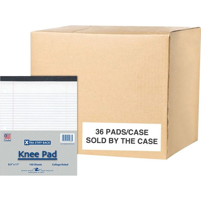 Roaring Spring Paper Products Stiff-Back Pad White Clge ROA95288CS