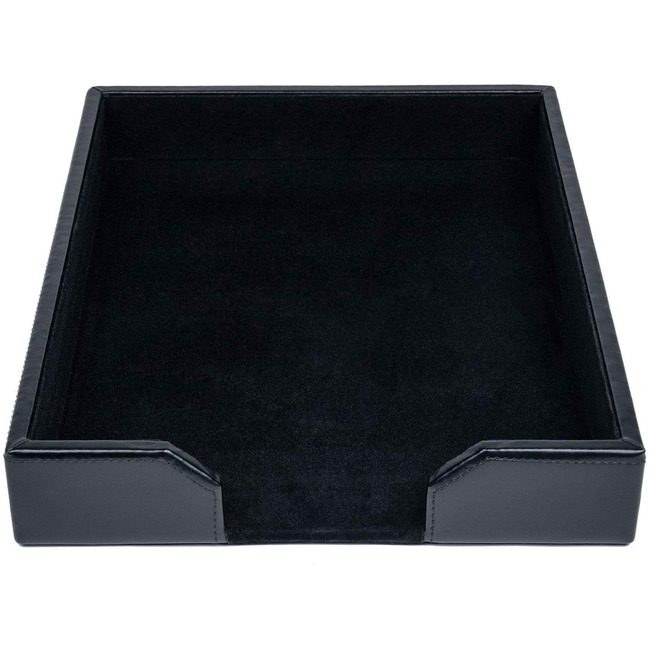 Dacasso Tray Letter Bnd Lthr Black DACA1401