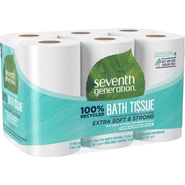 Seventh Generation Tissue Bath 240SHT 12RL/PK SEV13733