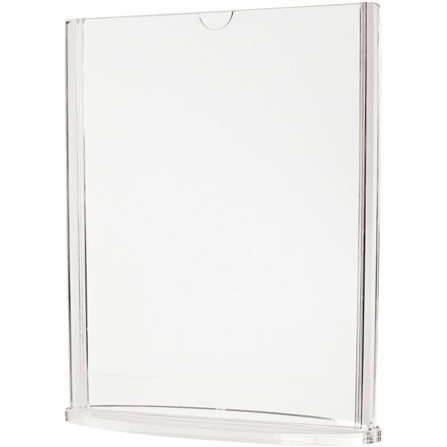 Deflecto Signholder 5X7 Clear Ovalbs DEF4431
