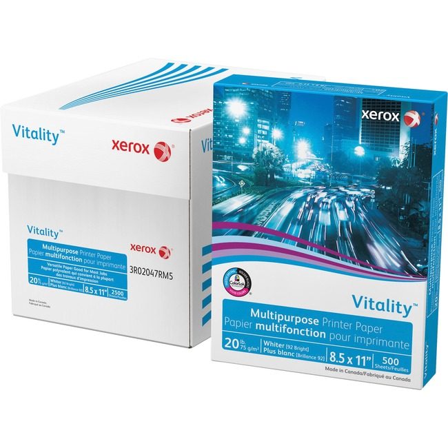 Xerox Corporation Paper Copy Vitality 8.5X11 XER3R02047PL