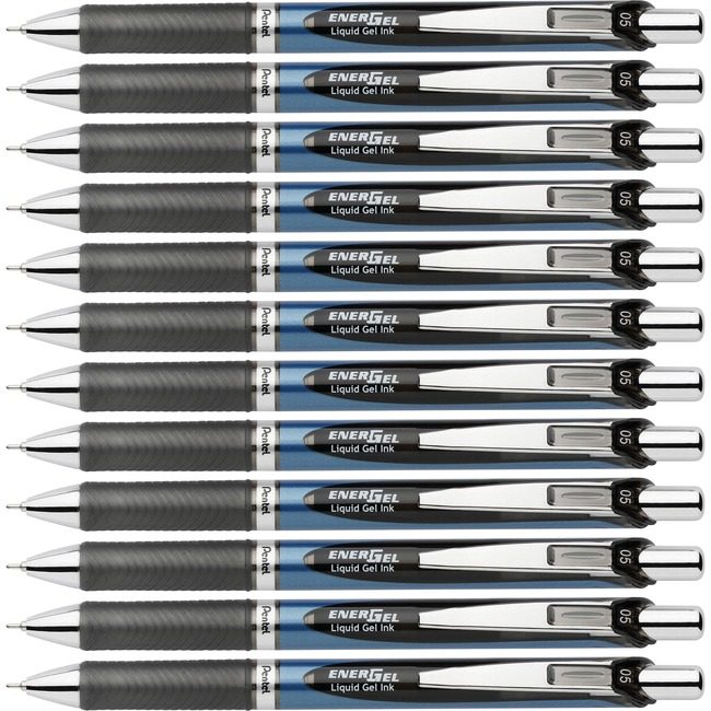 Pentel of America Pen Gel Rtx Needle 0.5MM Black PENBLN75ABX