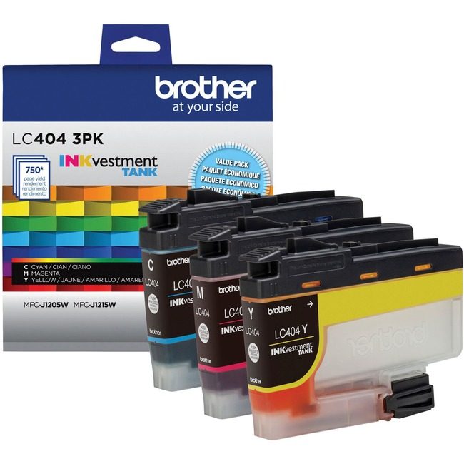 Brother International Crtdg Ink Cyn Ma & Yw 3 PK BRTLC4043PKS