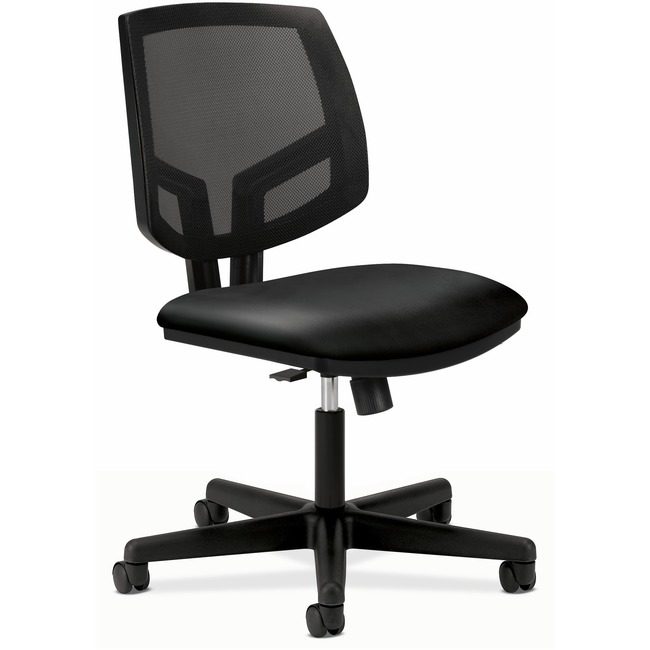 The HON Company Chair Task Mesh Leather Black HON5713SB11T